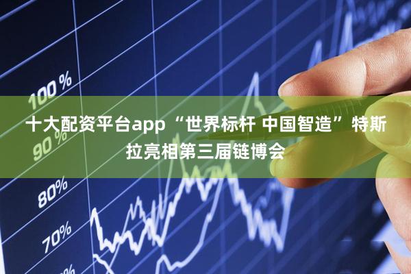 十大配资平台app “世界标杆 中国智造” 特斯拉亮相第三届链博会