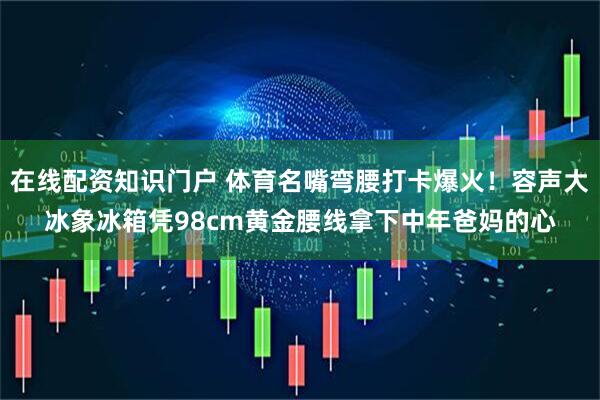 在线配资知识门户 体育名嘴弯腰打卡爆火！容声大冰象冰箱凭98cm黄金腰线拿下中年爸妈的心